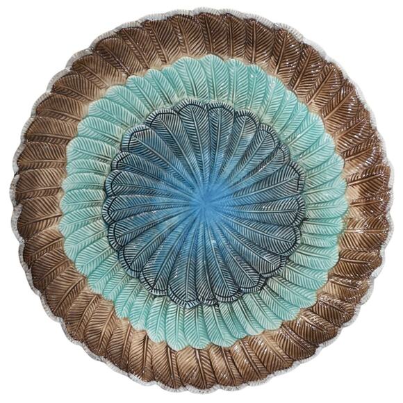 NWT John Derian Target Feathers Round Serving Platter – 13" Stoneware (lighter) - Picture 1 of 9